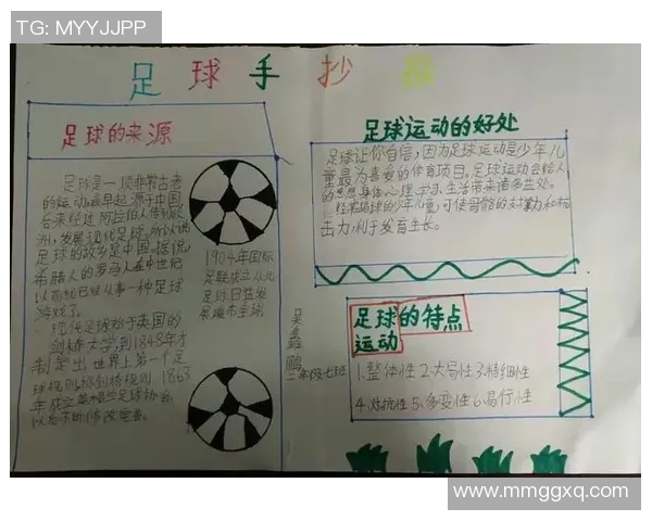 传承足球精神激励梦想勇往直前的青春手抄报